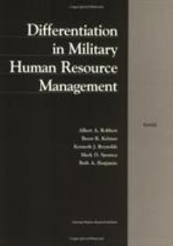 Paperback Differentiation in Military Human Resource Management Book