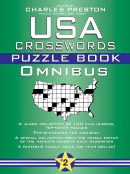 Paperback USA Crosswords Puzzle Book Omnibus #2 Book