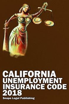 Paperback California Unemployment Insurance Code 2018 Book