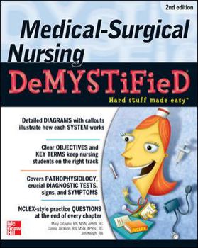 Paperback Medical-Surgical Nursing Demystified: A Self-Teaching Guide Book