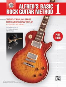 Paperback Alfred's Basic Rock Guitar Method, Bk 1: The Most Popular Series for Learning How to Play (Alfred's Basic Guitar Library, Bk 1) Book