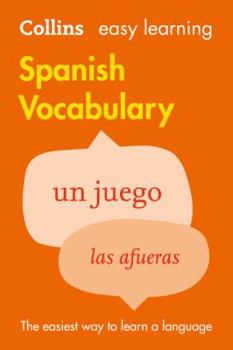 Paperback Easy Learning Spanish Vocabulary Book