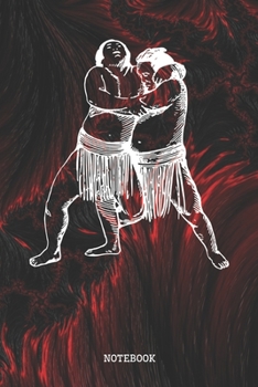 Paperback Notebook: Proud Sumo Wrestler Martial Arts Planner / Organizer / Lined Notebook (6" x 9") Book