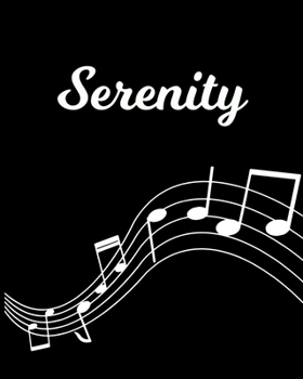 Serenity: Sheet Music Note Manuscript Notebook Paper | Personalized Custom First Name Initial S | Musician Composer Instrument Composition Book | 12 ... Guide | Create Compose & Write Creative Songs