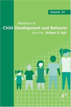 Hardcover Advances in Child Development and Behavior: Volume 34 Book