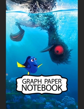 Notebook: Finding Nemo Adventure Fans Cheerful Clownfish Funny Swimming Ocean Life, Graph Paper Girls Kids Elementary School Paper 8.5 x 11 Inches 110 Pages