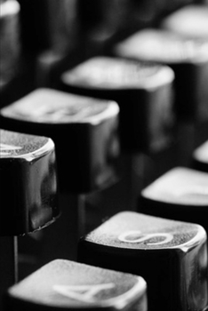 Journal: Vintage Typewriter Keys