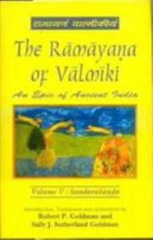 Hardcover The Ramayana of Valmiki: v. 5: Sundarakanda Book