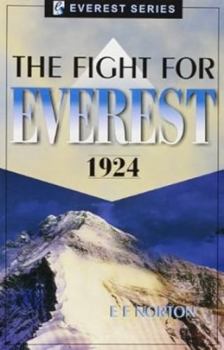 Paperback The Fight for Everest 1924 Book