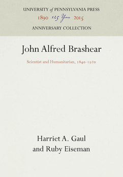 Hardcover John Alfred Brashear: Scientist and Humanitarian, 184-192 Book