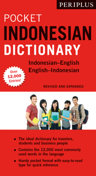 Paperback Periplus Pocket Indonesian Dictionary: Revised and Expanded (Over 12,000 Entries) Book