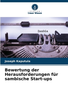 Paperback Bewertung der Herausforderungen für sambische Start-ups [German] Book