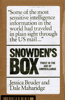 Paperback Snowden's Box: Trust in the Age of Surveillance Book