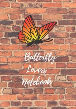 Paperback Butterfly Lovers Notebook: Graffiti Butterfly on a Wall Notebook Journal for Animal Lovers Book