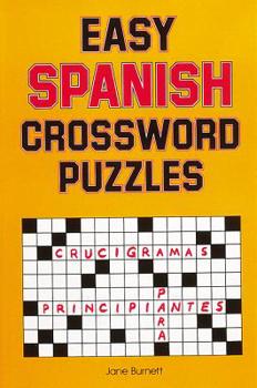 Paperback Easy Spanish Crossword Puzzles Book