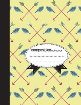 Paperback Composition Notebook, 8.5 x 11, 110 pages: Boho Yellow: (School Notebooks) Book
