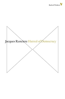 Paperback Hatred of Democracy Book