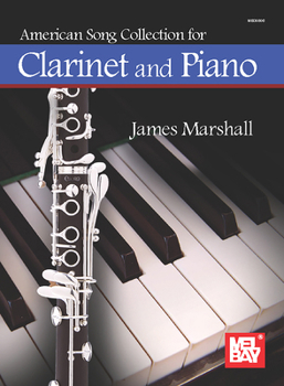 Paperback American Song Collection for Clarinet and Piano Book