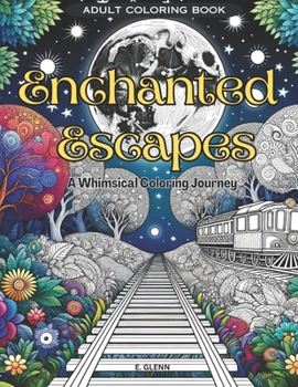 Paperback Enchanted Escapes: A Whimsical Coloring Journey Book