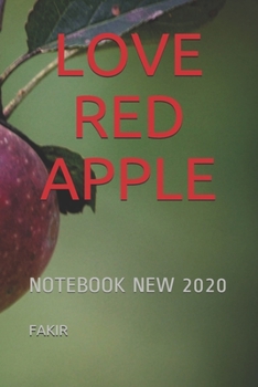 Paperback Love Red Apple: Notebook New 2020 Book