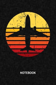 NOTEBOOK: 80s Kids Note Book Grid-lined 6x9 - Retro Journal A5 Gridded - Vintage Lover Planner 80s Disco 120 Pages SQUARED - Vintage Style Diary Vintage Plane Soft Cover - 90s Kids Birthday Present