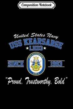 Composition Notebook: USS Kearsarge LHD-3  Journal/Notebook Blank Lined Ruled 6x9 100 Pages
