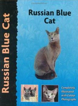 Hardcover Russian Blue Cat Book