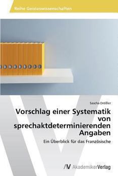 Paperback Vorschlag einer Systematik von sprechaktdeterminierenden Angaben [German] Book