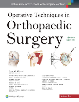Hardcover Operative Techniques in Orthopaedic Surgery (Four Volume Set) Book