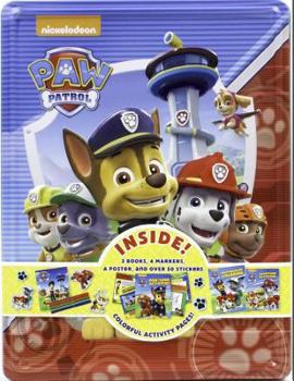 Paperback Nickelodeon Paw Patrol: Books and Keepsake Tin Book