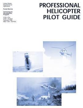 Paperback Professional Helicopter Pilot Guide Book