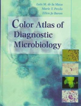 Hardcover Color Atlas of Diagnostic Microbiology Book