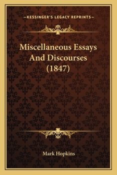 Paperback Miscellaneous Essays And Discourses (1847) Book