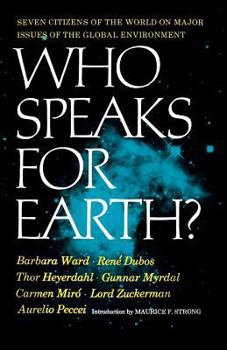 Paperback Who Speaks for Earth? Book