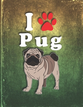 Paperback Pug: Dog Journal Notebook for Puppy Owner Gratitude Kids Journal Write & Draw Children Diary Book
