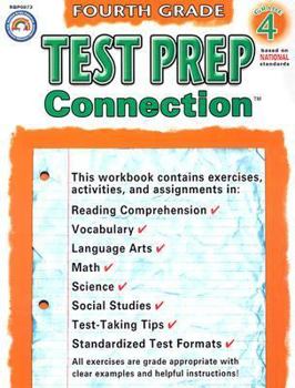 Paperback Test Prep Connection: Grade 4 Book