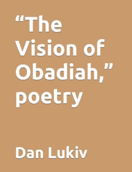 Paperback "The Vision of Obadiah," poetry Book