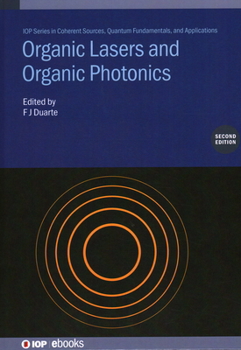 Hardcover Organic Lasers and Organic Photonics Book