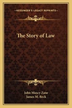 Paperback The Story of Law Book