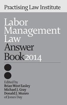 Paperback Labor Management Law Answer Book 2014 Book