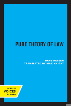 Paperback Pure Theory of Law Book