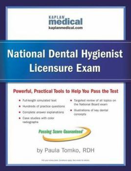 Paperback Kaplan National Dental Hygienist Licensure Exam Book