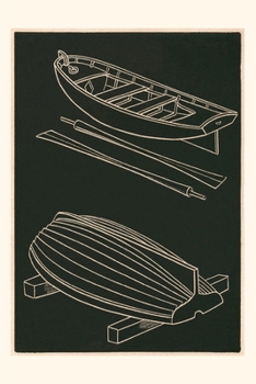 Paperback Vintage Journal Rowboats and Oars Book