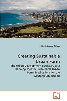 Paperback Creating Sustainable Urban Form Book