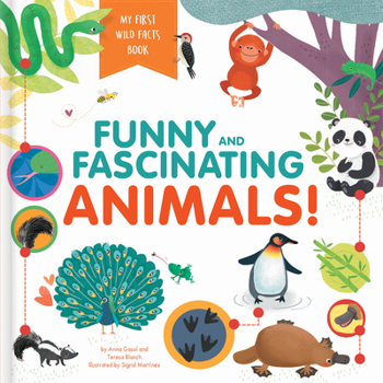 Hardcover Funny and Fascinating Animals! My First Wild Facts Book