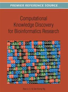 Hardcover Computational Knowledge Discovery for Bioinformatics Research Book