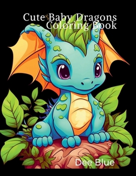 Paperback Cute Baby Dragons Coloring Book: Adorable and Easy-to-Color Pages for Kids, Teens, and Dragon Lovers of All Ages Book