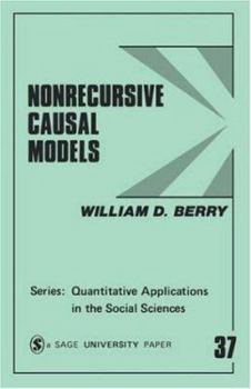 Paperback Nonrecursive Causal Models Book