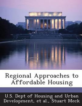 Paperback Regional Approaches to Affordable Housing Book