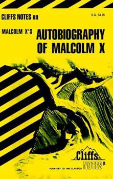 Paperback Cliffsnotes on Malcolm X's the Autobiography of Malcolm X Book